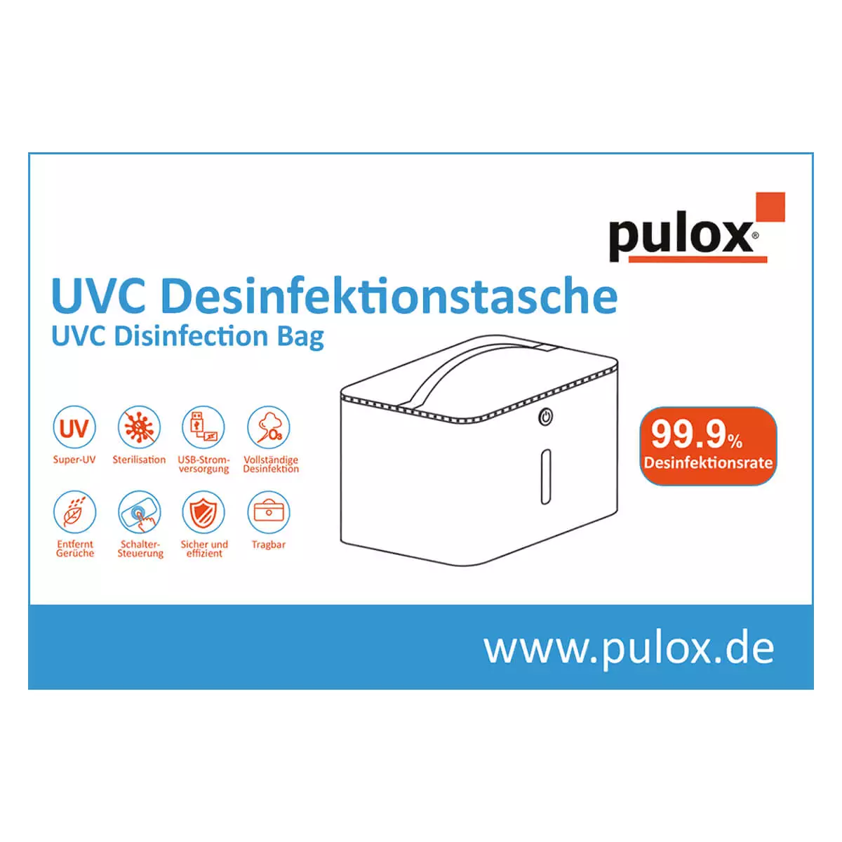  UVC Desinfektionstasche