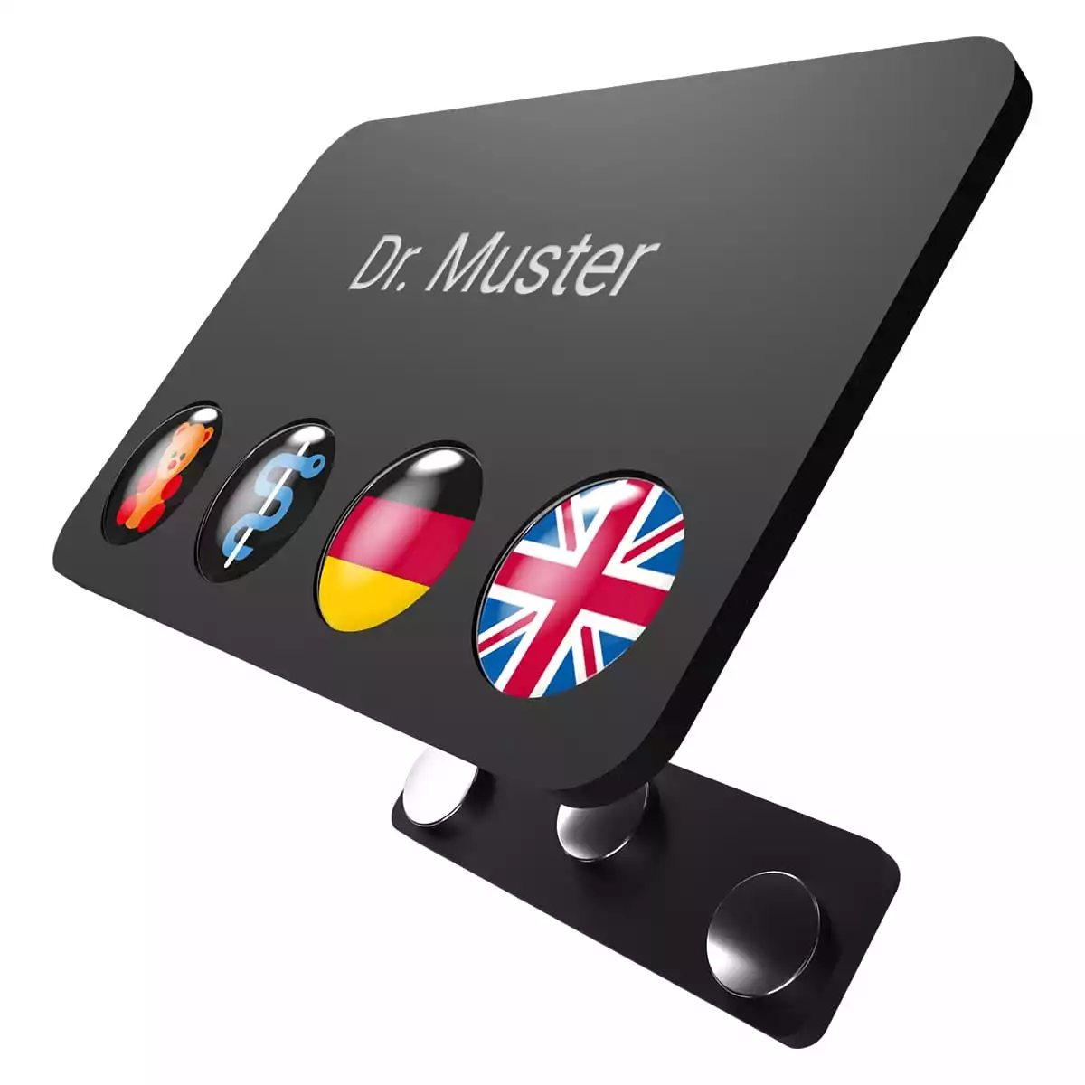  Badge porte-nom magnétique « DocTag »