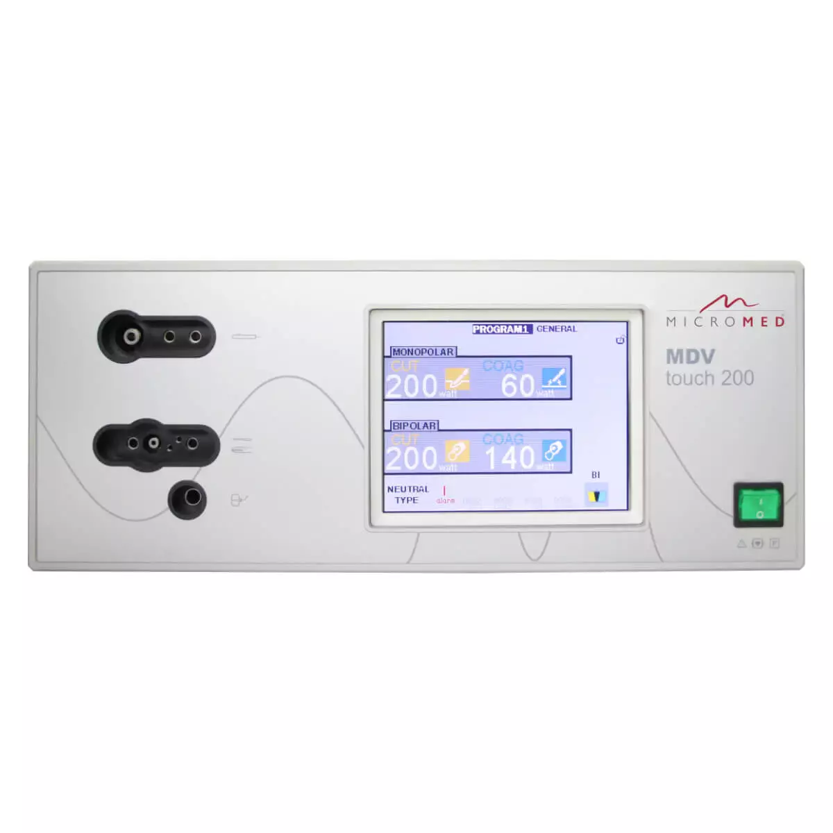  MDV touch 200 – Appareil d’électrochirurgie HF