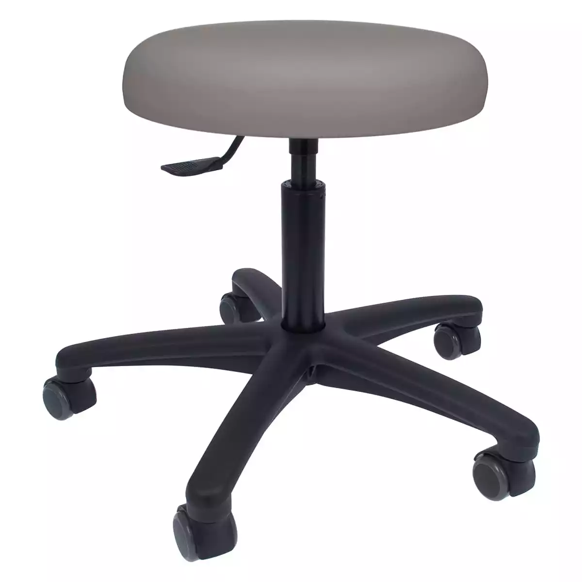  Tabouret roulant pivotant avec piétement en plastique