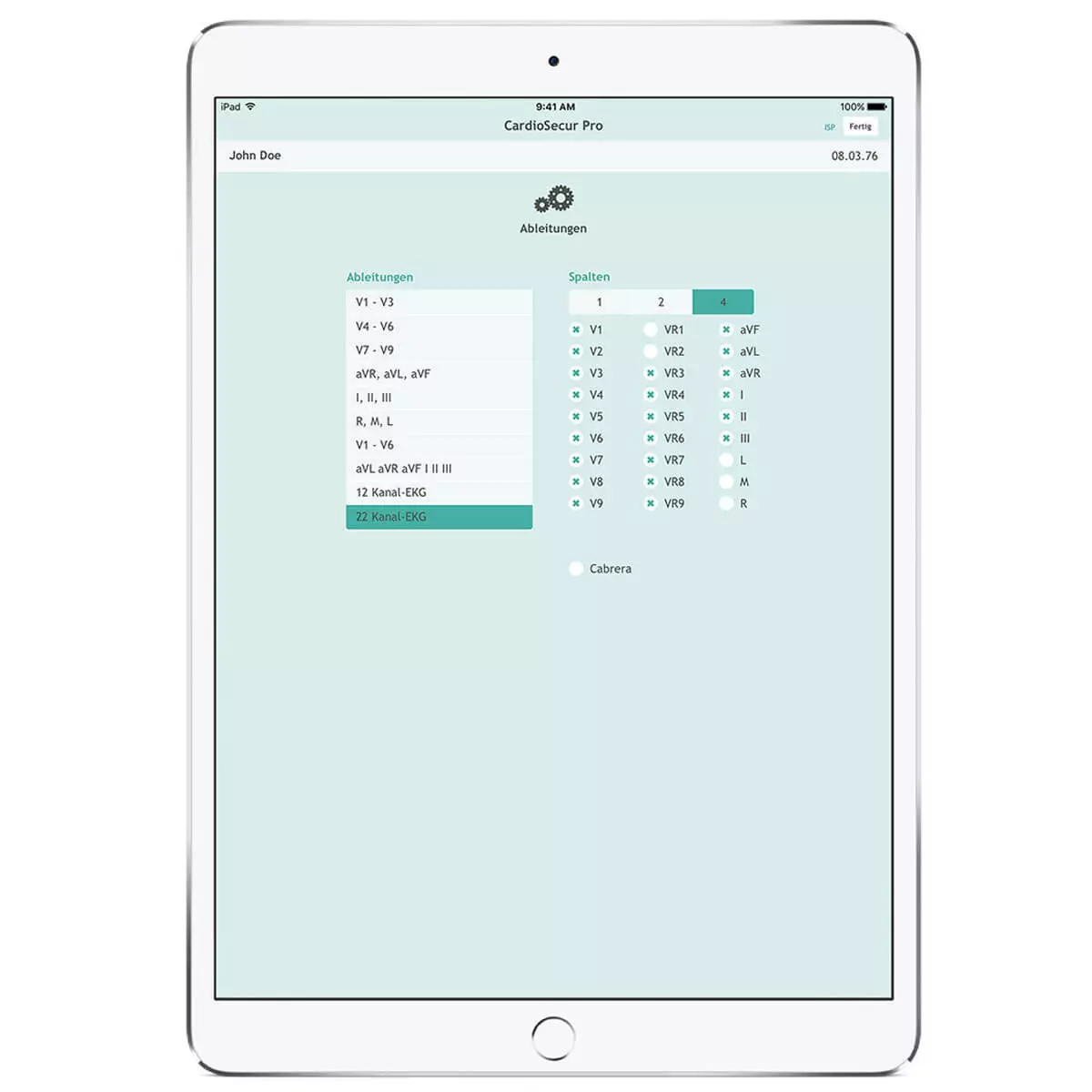  Système ECG CardioSecur Pro