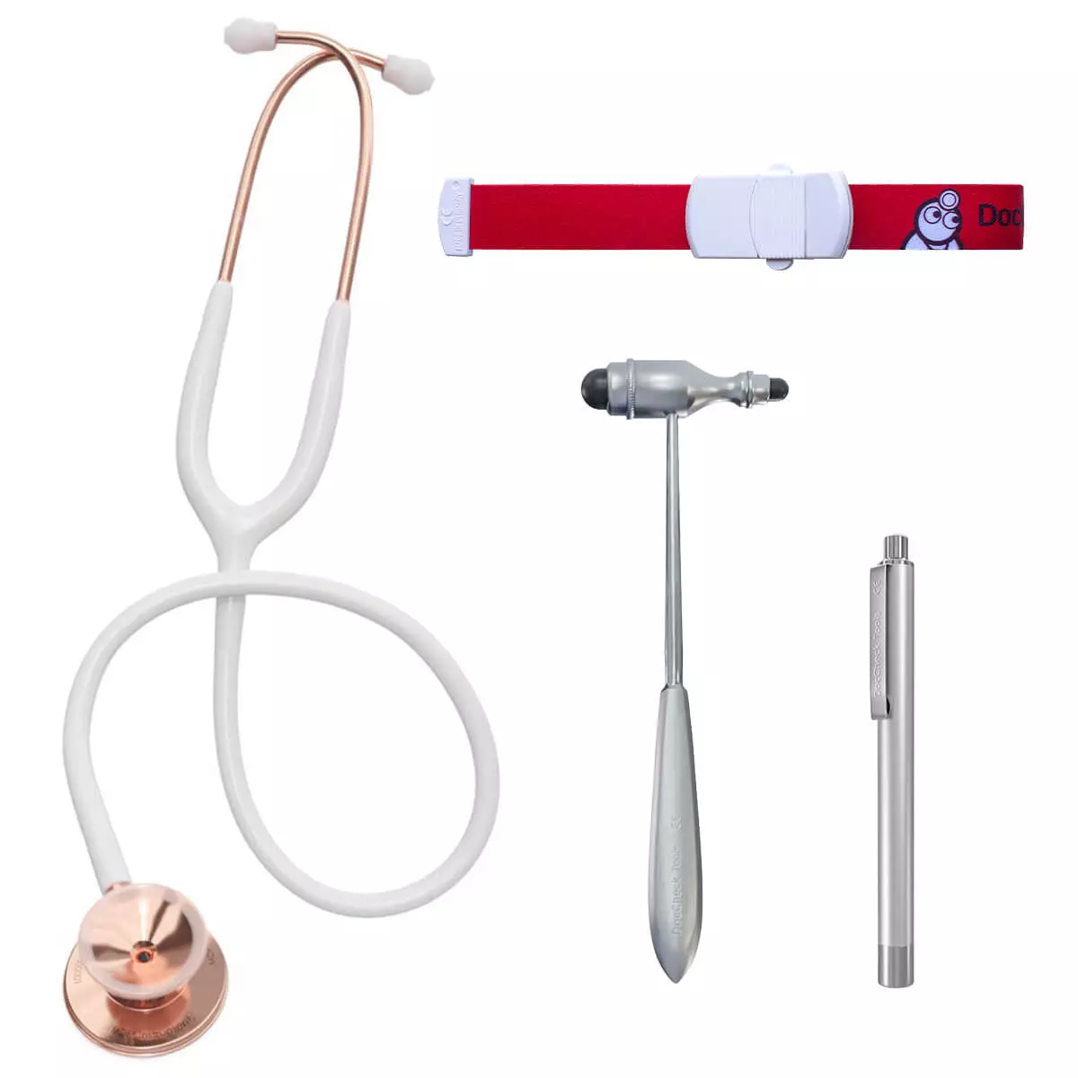  Kit pour examen général avec stéthoscope MD One Rosé Gold