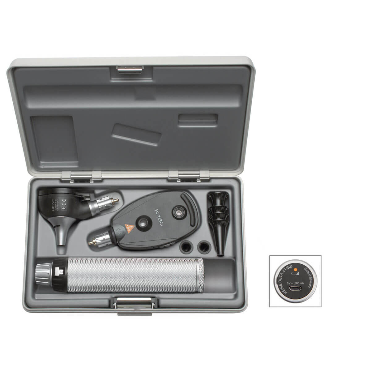HEINE K180 F.O. Otoskop & K180 Ophthalmoskop im Set  HEINE K180 F.O. Otoskop & K180 Ophthalmoskop im Set