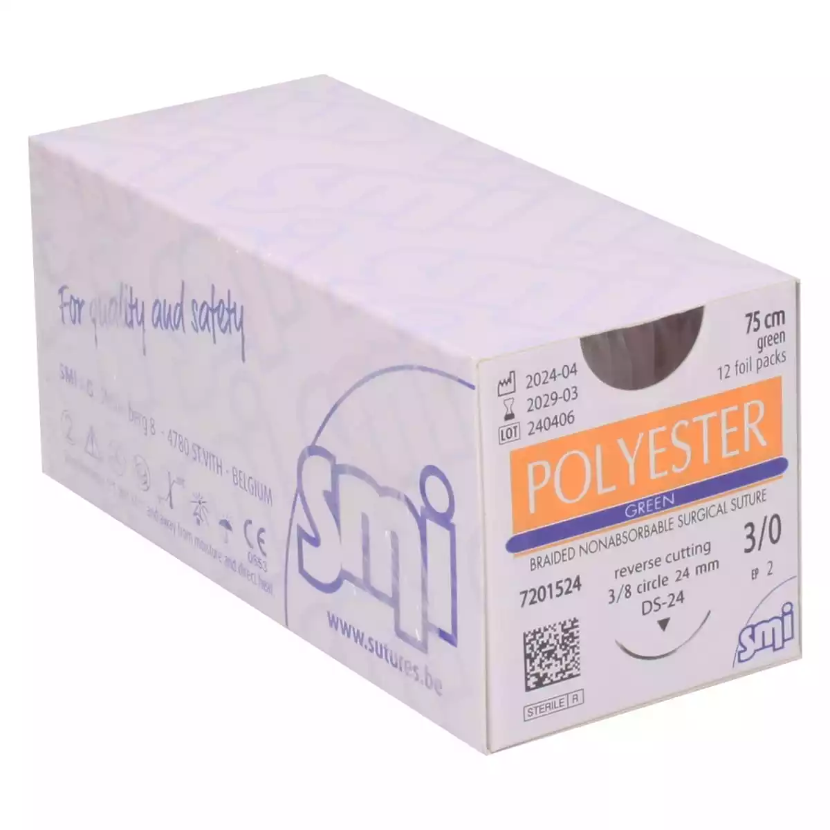  Matériel de suture Polyester Green