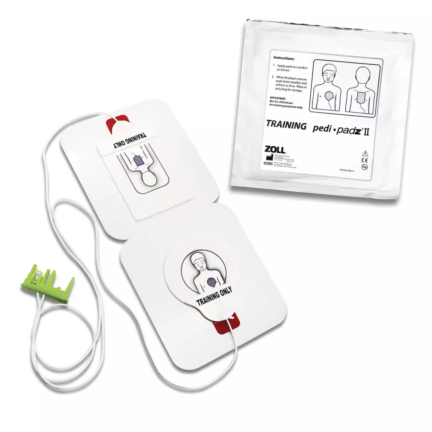  Electrodes Pedi-padz II pour AED Plus