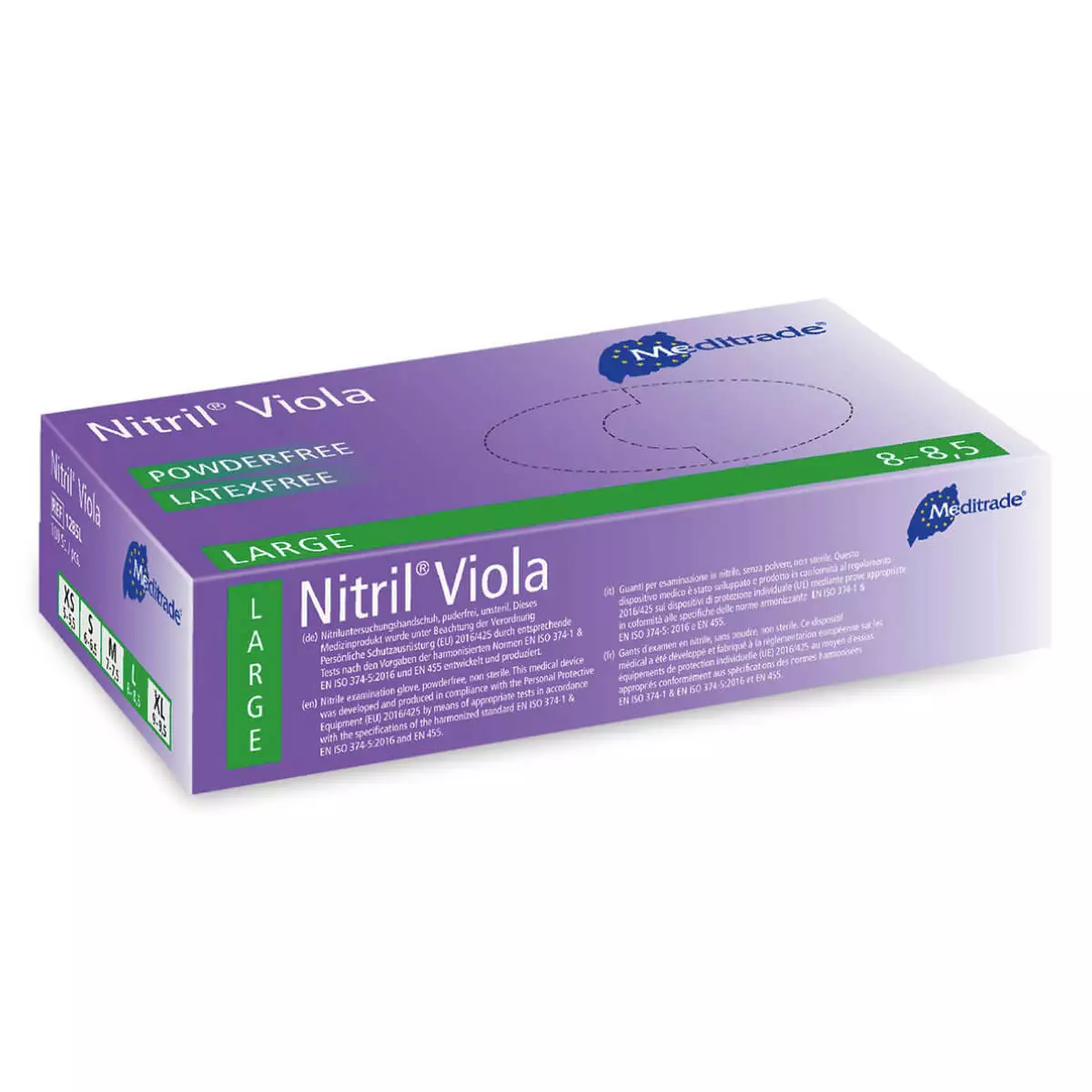 Gants d'examen Nitril Viola