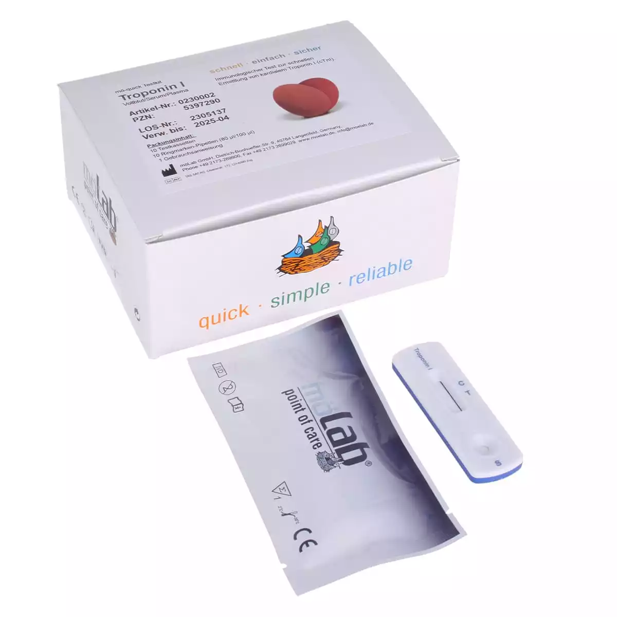  Test de troponine I qualitatif