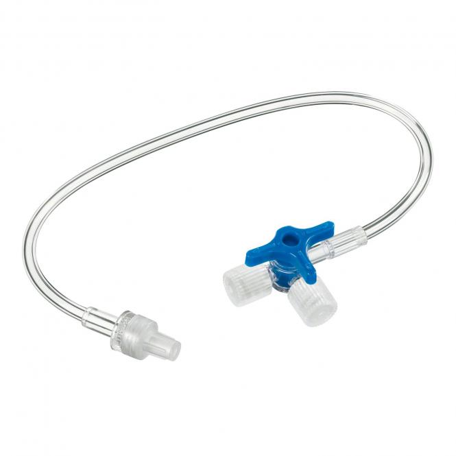 Discofix Dreiwegehahn mit Schlauch  Discofix Dreiwegehahn mit Schlauch