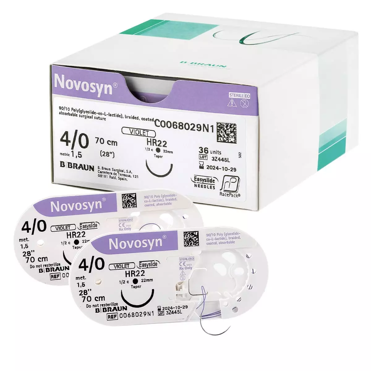  Matériel de suture Novosyn