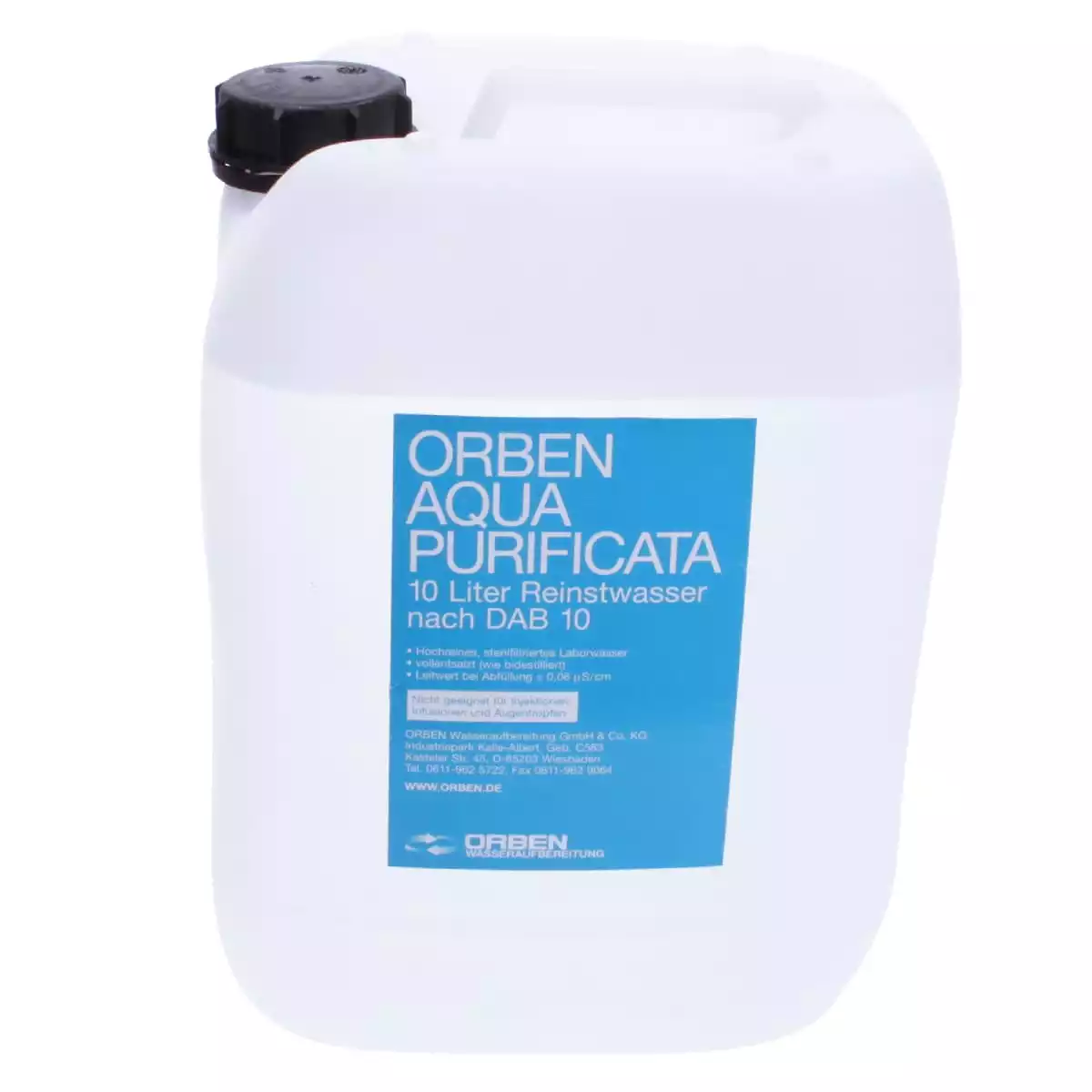 Eau de laboratoire Aqua Purificata Eau de laboratoire Aqua Purificata