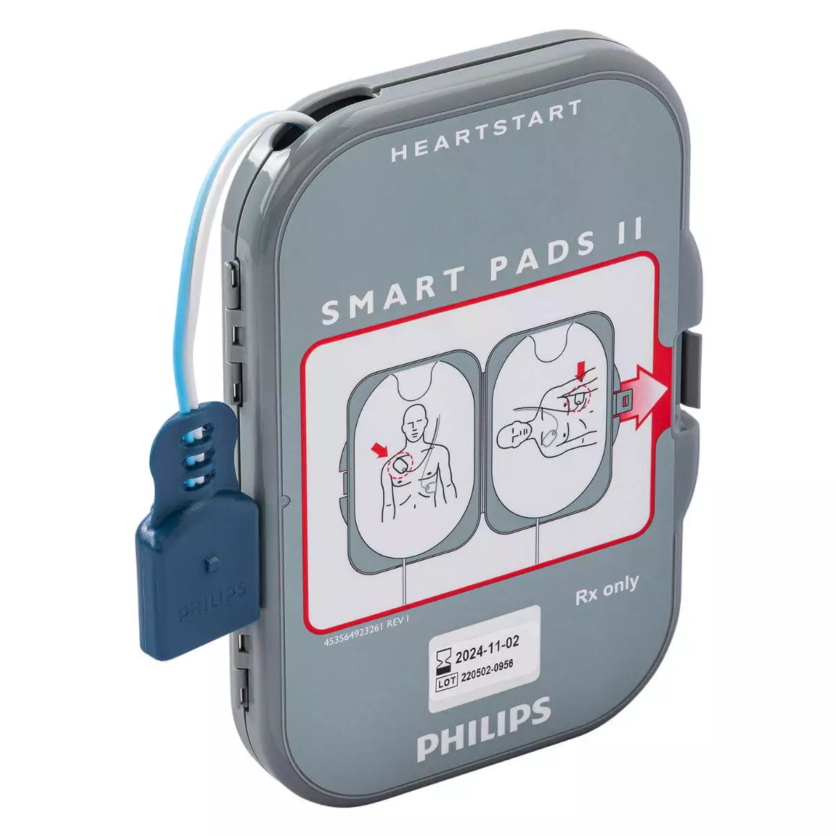  SMART-Pads II Cassette d'électrodes pour défibrillateur FRx