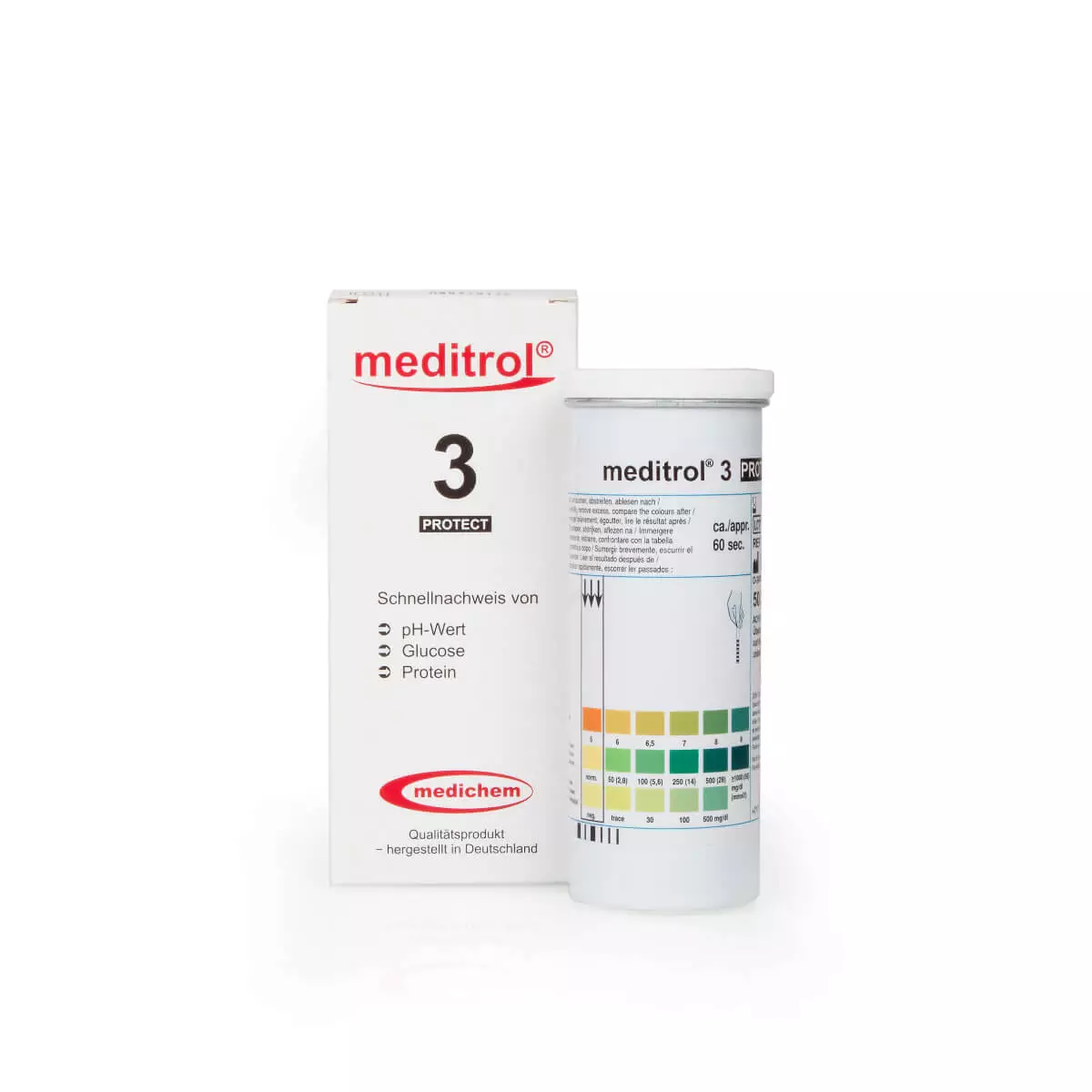  Bandelettes de test urinaire meditrol