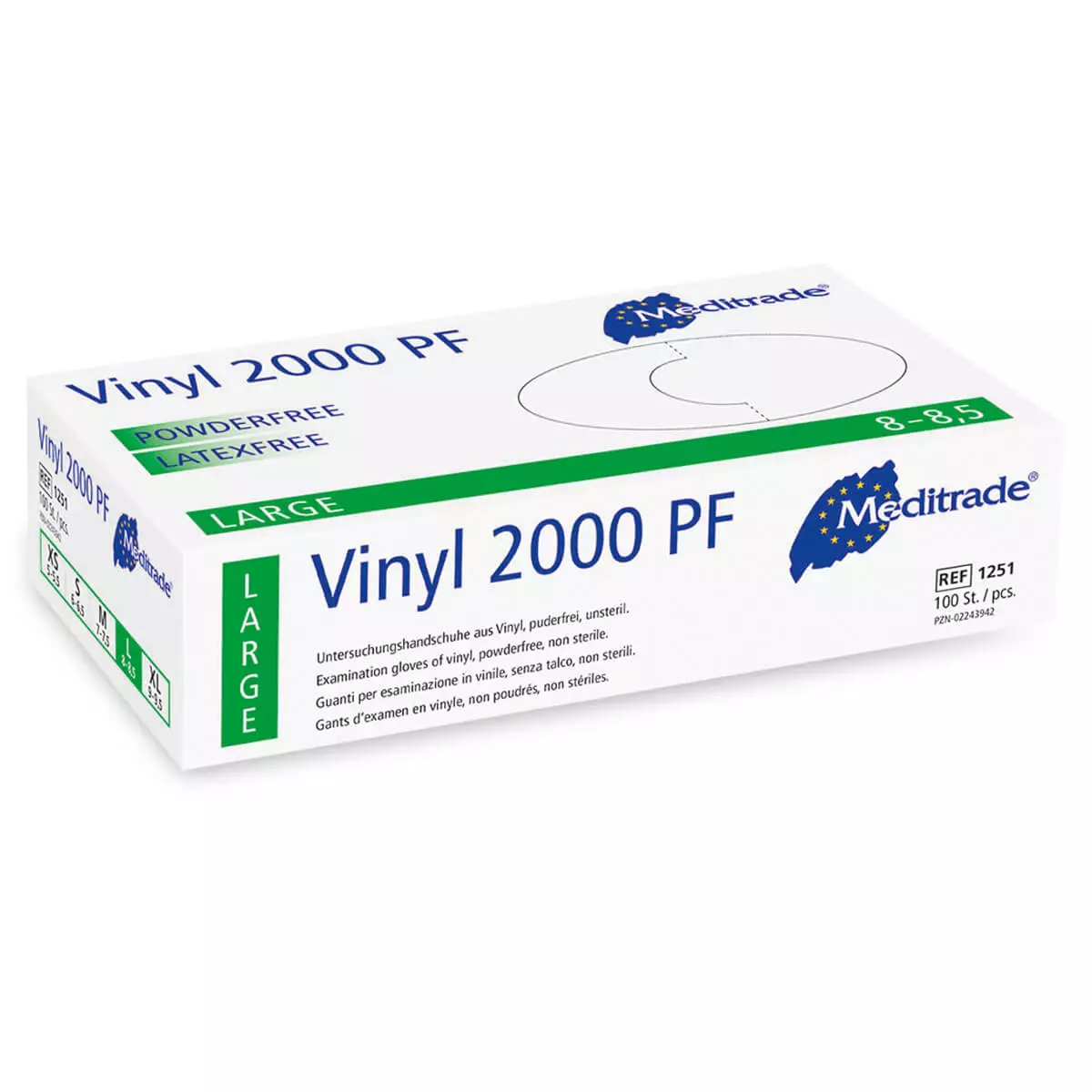  Vinyl 2000 PF Handschuhe