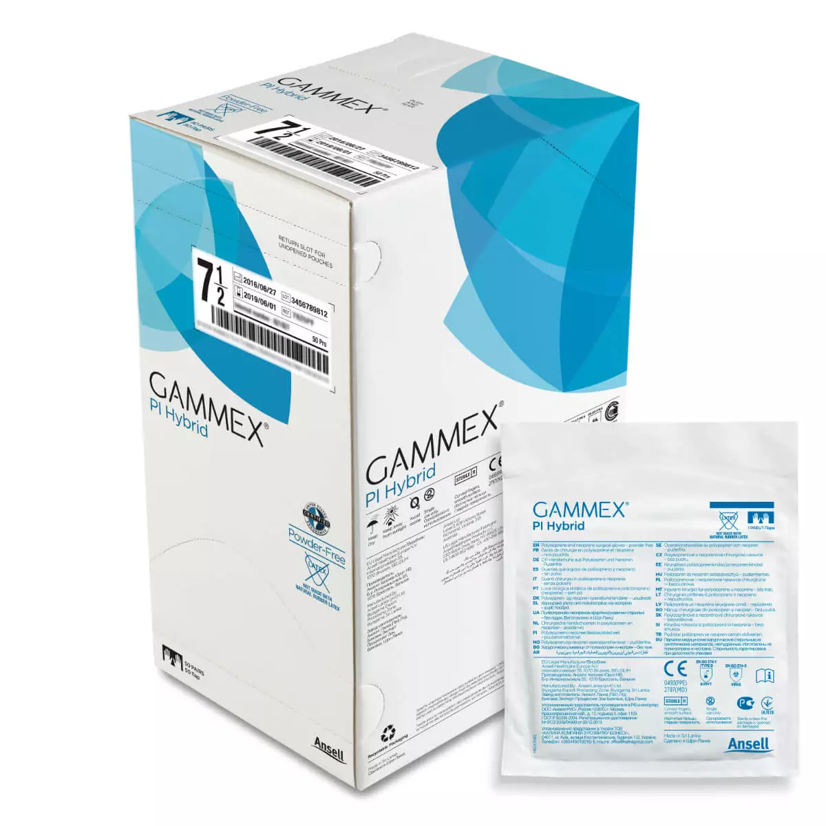  Gants chirurgicaux GAMMEX PI Hybrid