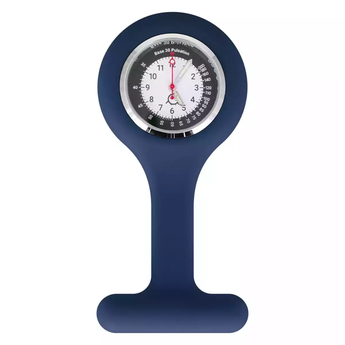  Silikon-Schwesternuhr mit Clip "Tic"