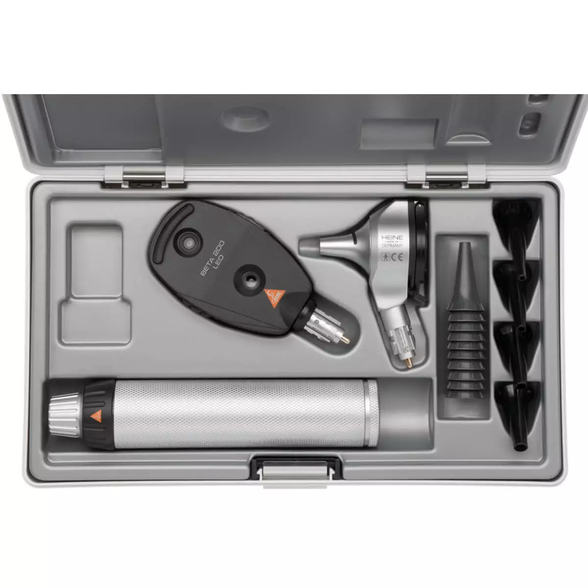  Set d’otoscope HEINE BETA 400 LED F.O. et d’ophtalmoscope HEINE BETA 200 LED