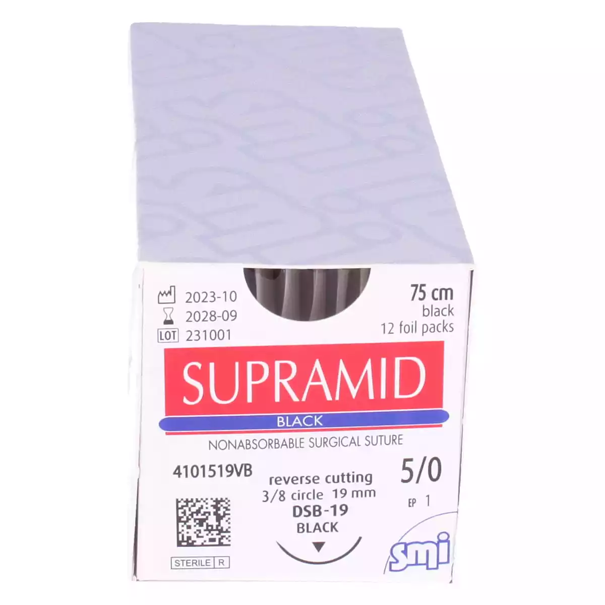  Matériel de suture Supramid Black