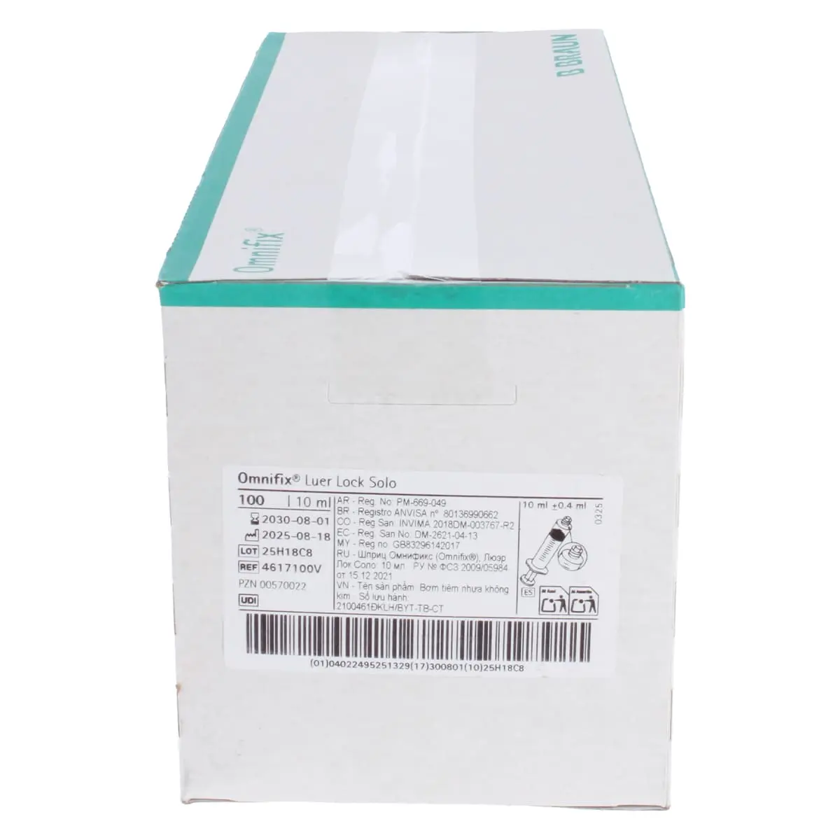  Omnifix Luer Lock Solo Einmalspritzen