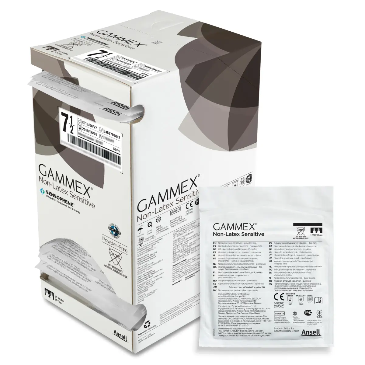 Gants chirurgicaux GAMMEX Non-Latex Sensitive Gants chirurgicaux GAMMEX Non-Latex Sensitive