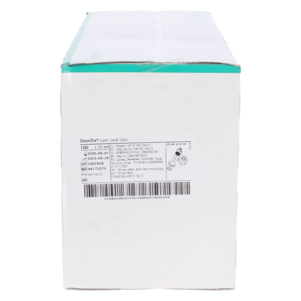  Omnifix Luer Lock Solo Einmalspritzen