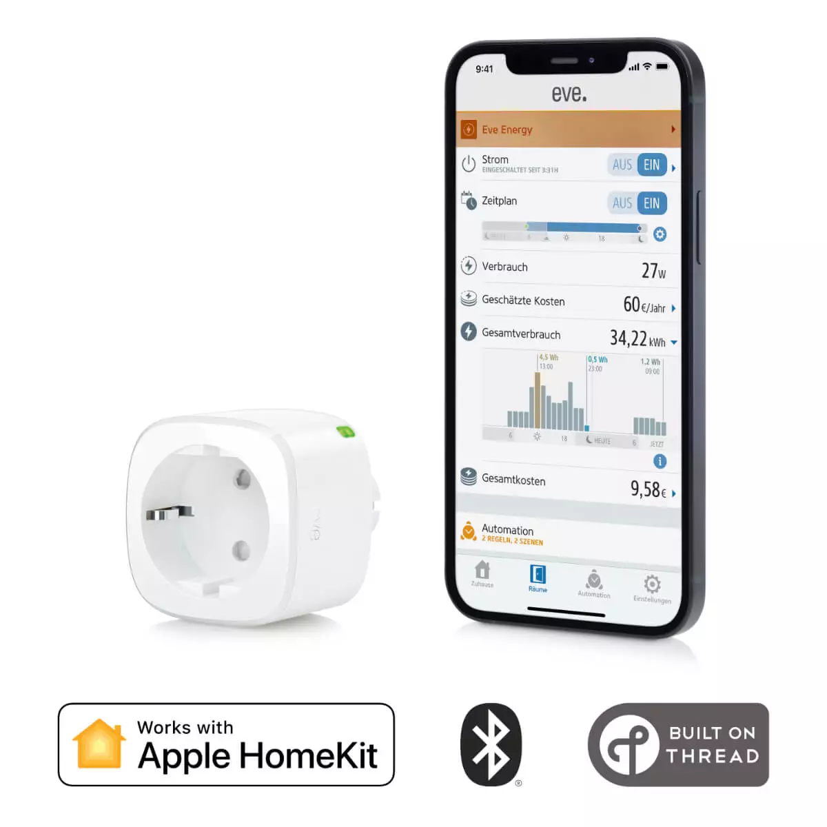 Eve Energy Smarte Steckdose Eve Energy Smarte Steckdose