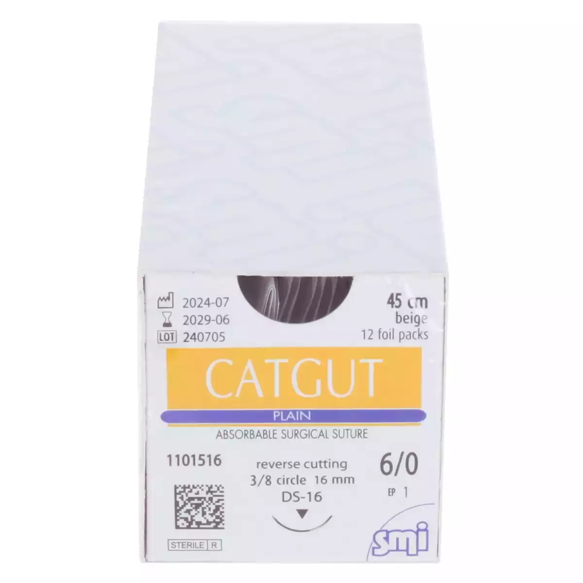  Fil de suture Catgut Plain pour chirurgie vétérinaire