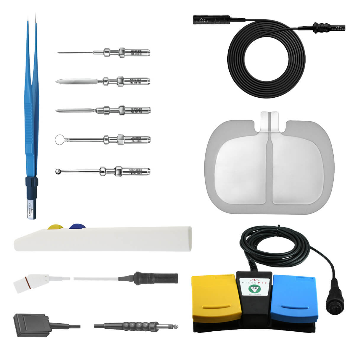 Chirurgie-Zubehörsatz für MD 100 Elektrochirurgiegerät  Chirurgie-Zubehörsatz für MD 100 Elektrochirurgiegerät