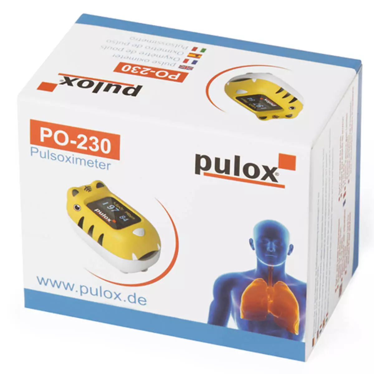  Oxymètre de pouls pédiatrique Pulox PO-230