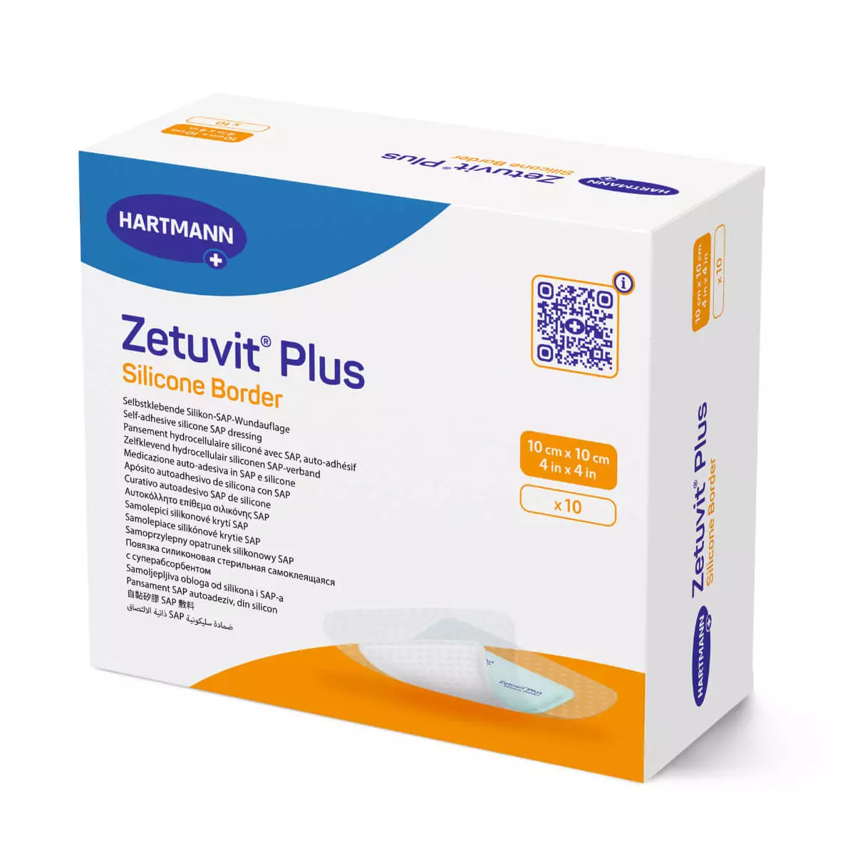  Pansement Zetuvit Plus Silicone Border