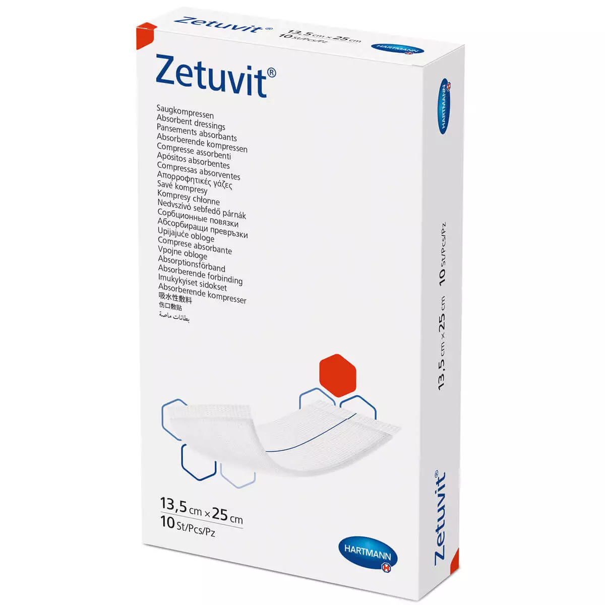  Compresses absorbantes stériles Zetuvit