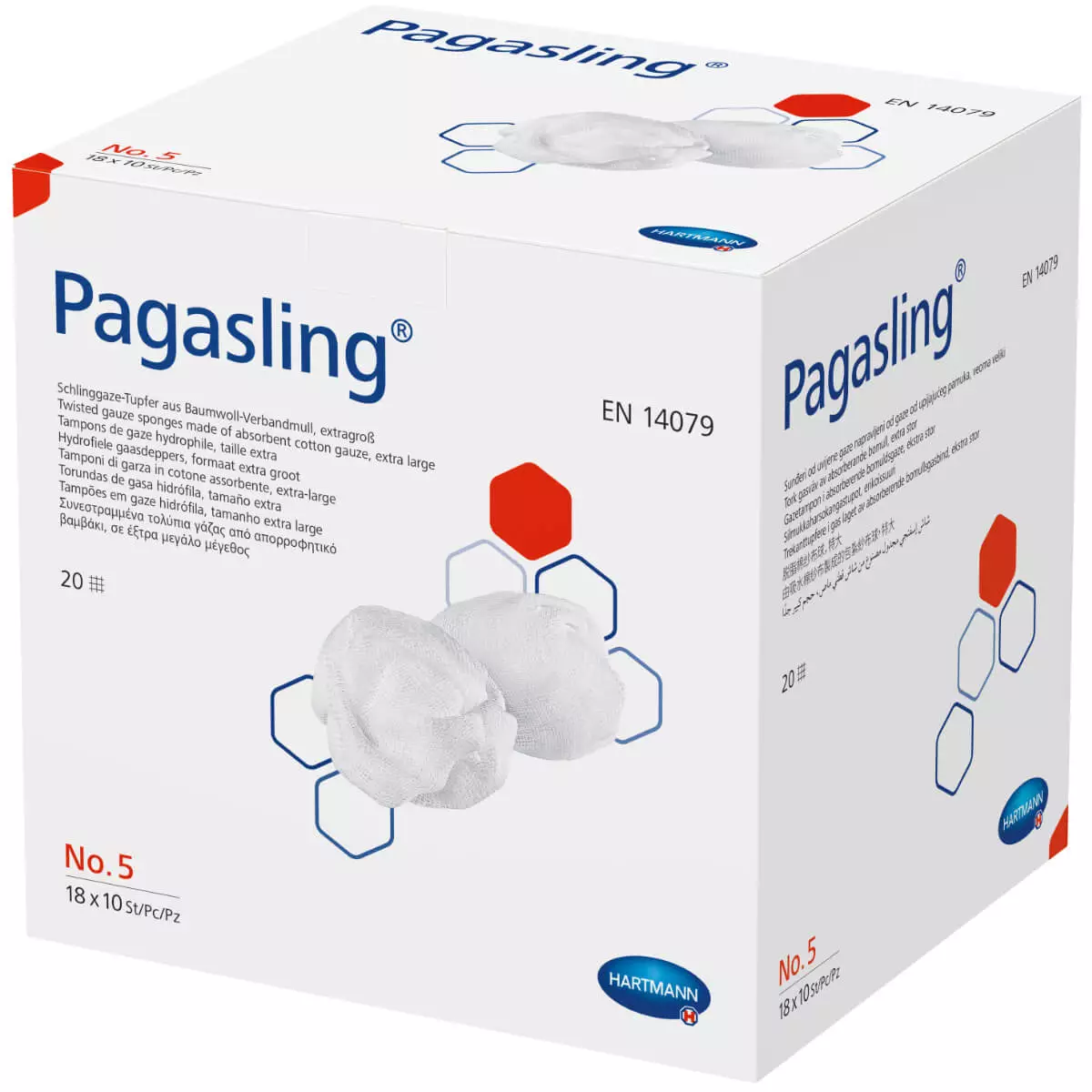 Pagasling sterile Schlinggazetupfer Pagasling sterile Schlinggazetupfer