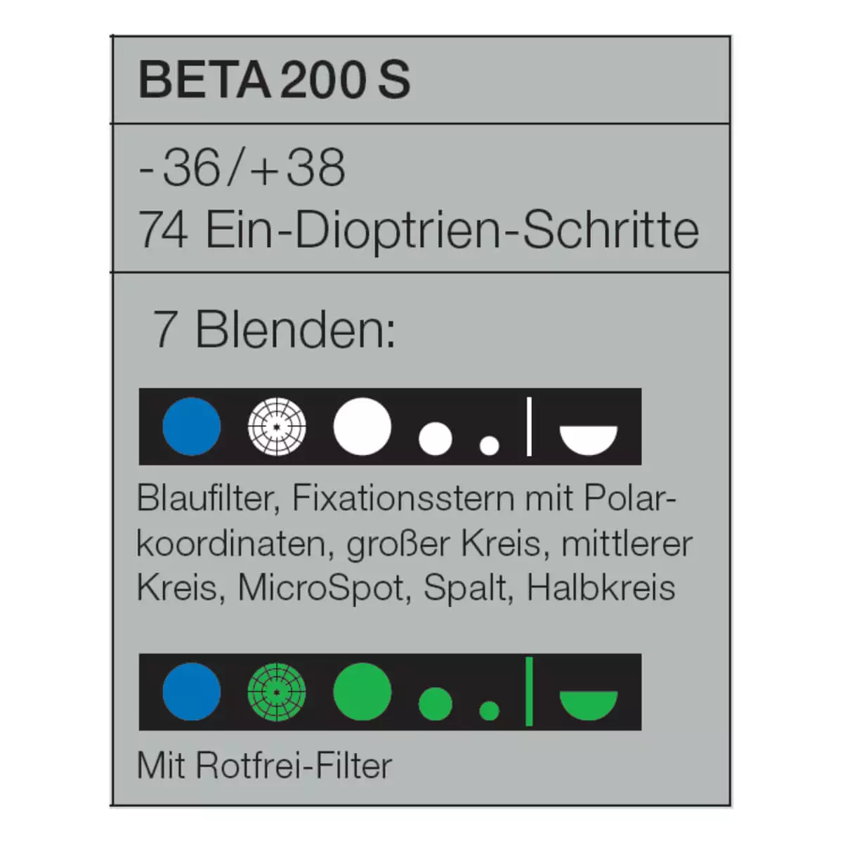  HEINE BETA 200S Ophthalmoskop-Kopf