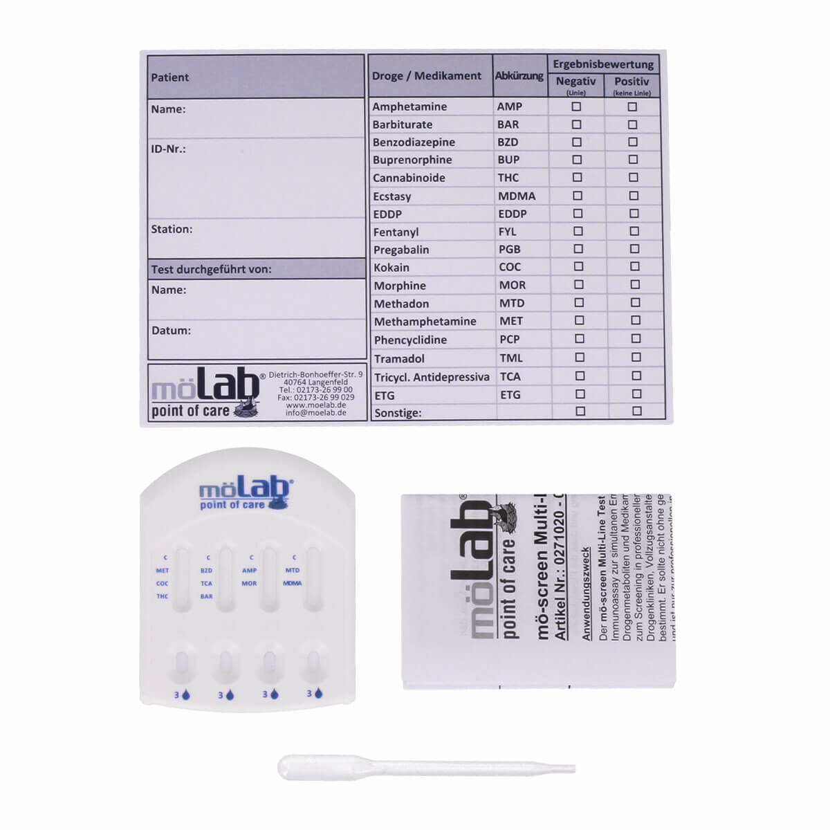 Multi-Line Urin Drogentest  Multi-Line Urin Drogentest