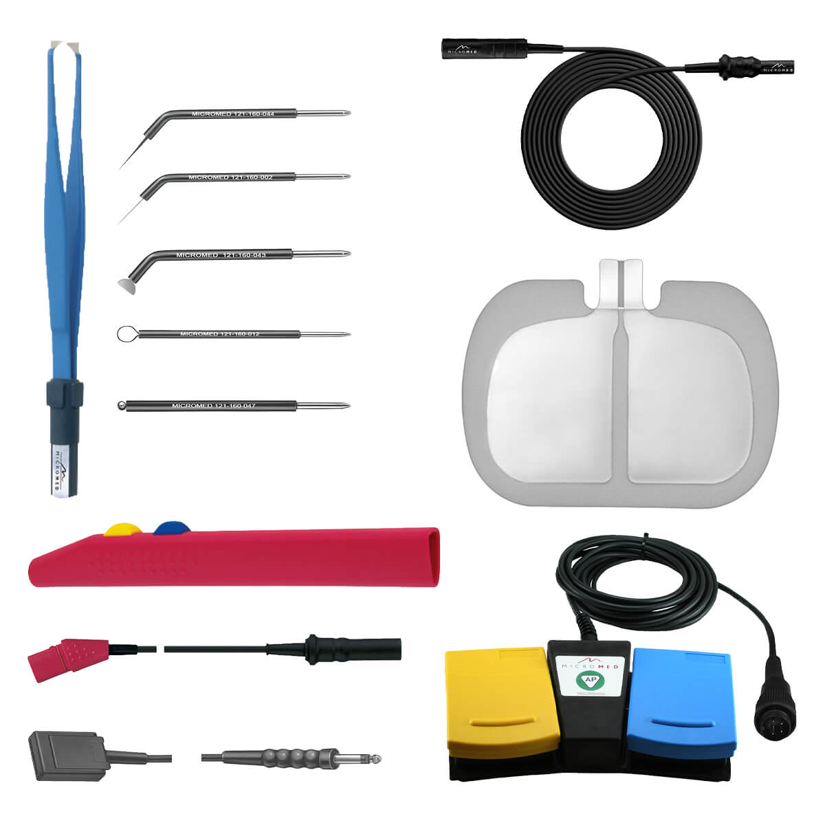 Dermatologie-Zubehörsatz für MD 100 Elektrochirurgiegerät  Dermatologie-Zubehörsatz für MD 100 Elektrochirurgiegerät