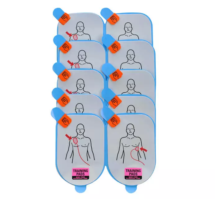  Lifeline AED Trainer Autocollant de rechange pour électrode d'entraînement