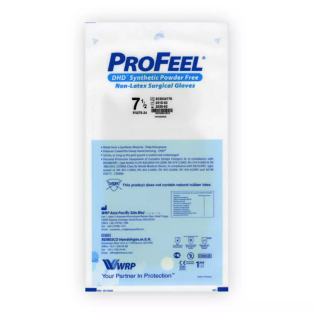  Gants chirurgicaux sans latex ProFeel DHD Synthetic