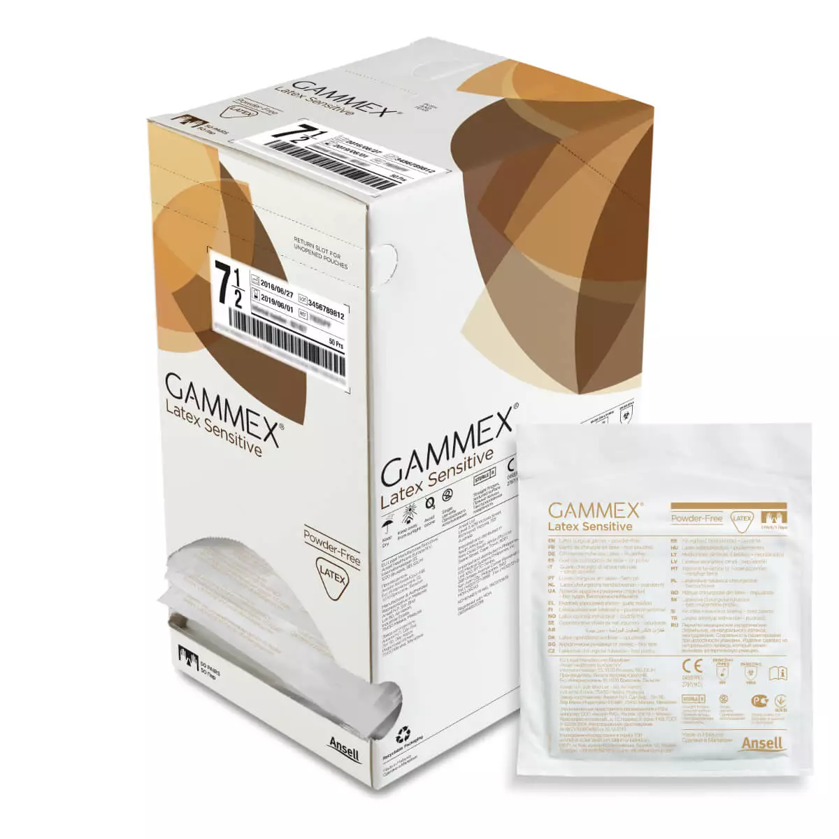 Gants d’examen GAMMEX Latex Sensitive