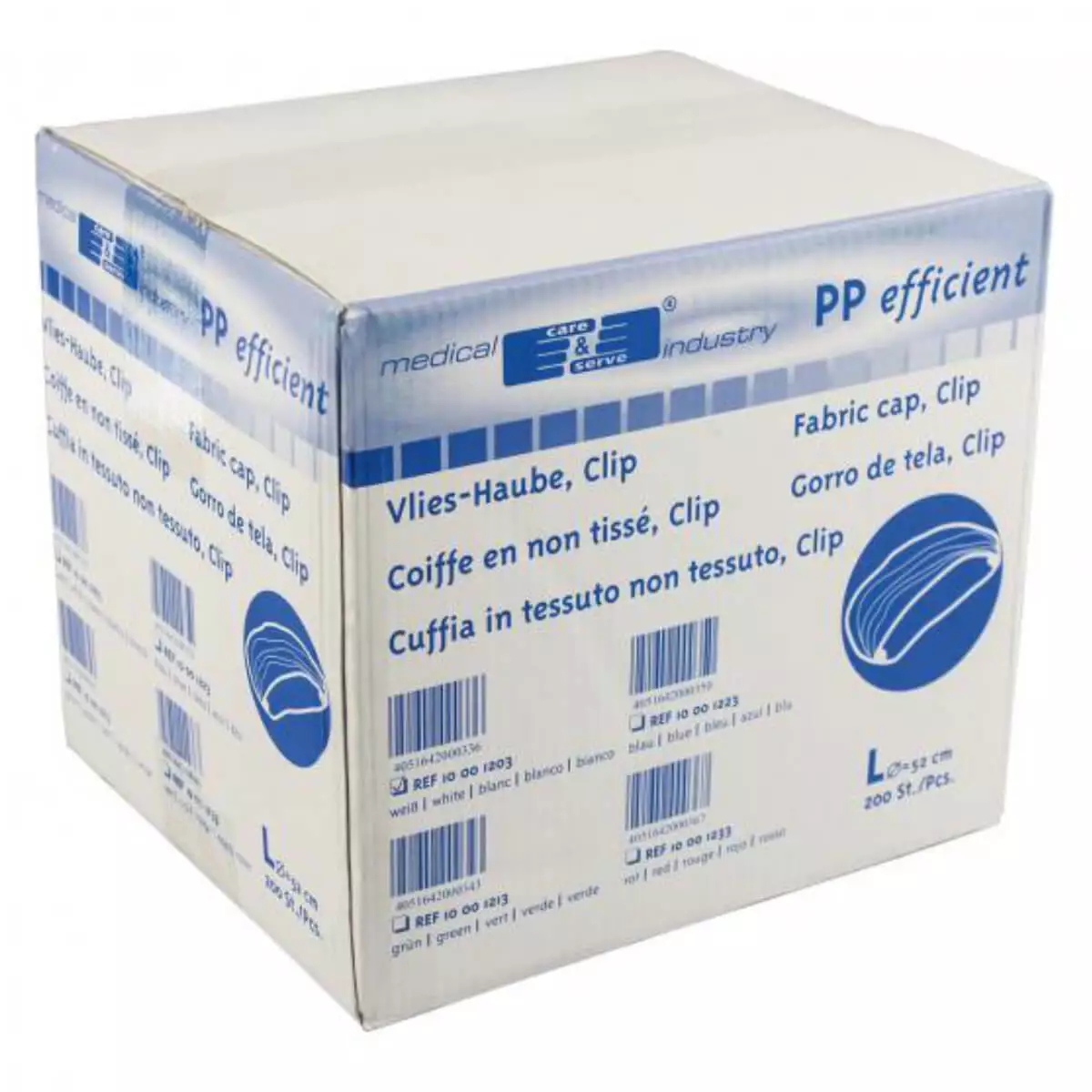  Vlies-Haube in Clipform