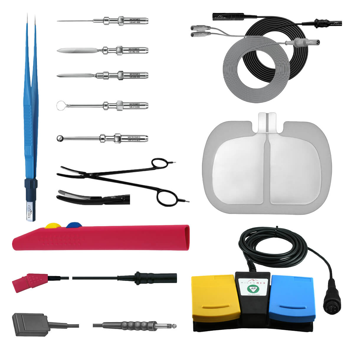 Chirurgie-Zubehörsatz für MD touch 200 Elektrochirurgiegerät  Chirurgie-Zubehörsatz für MD touch 200 Elektrochirurgiegerät