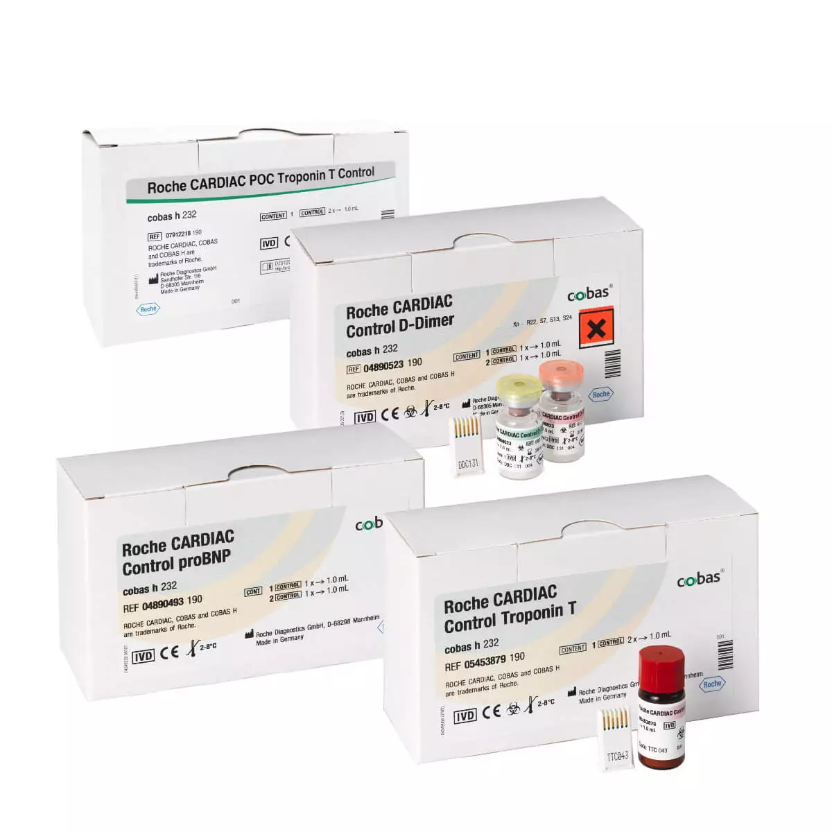  Solutions de contrôle CARDIAC Control pour cobas h 232