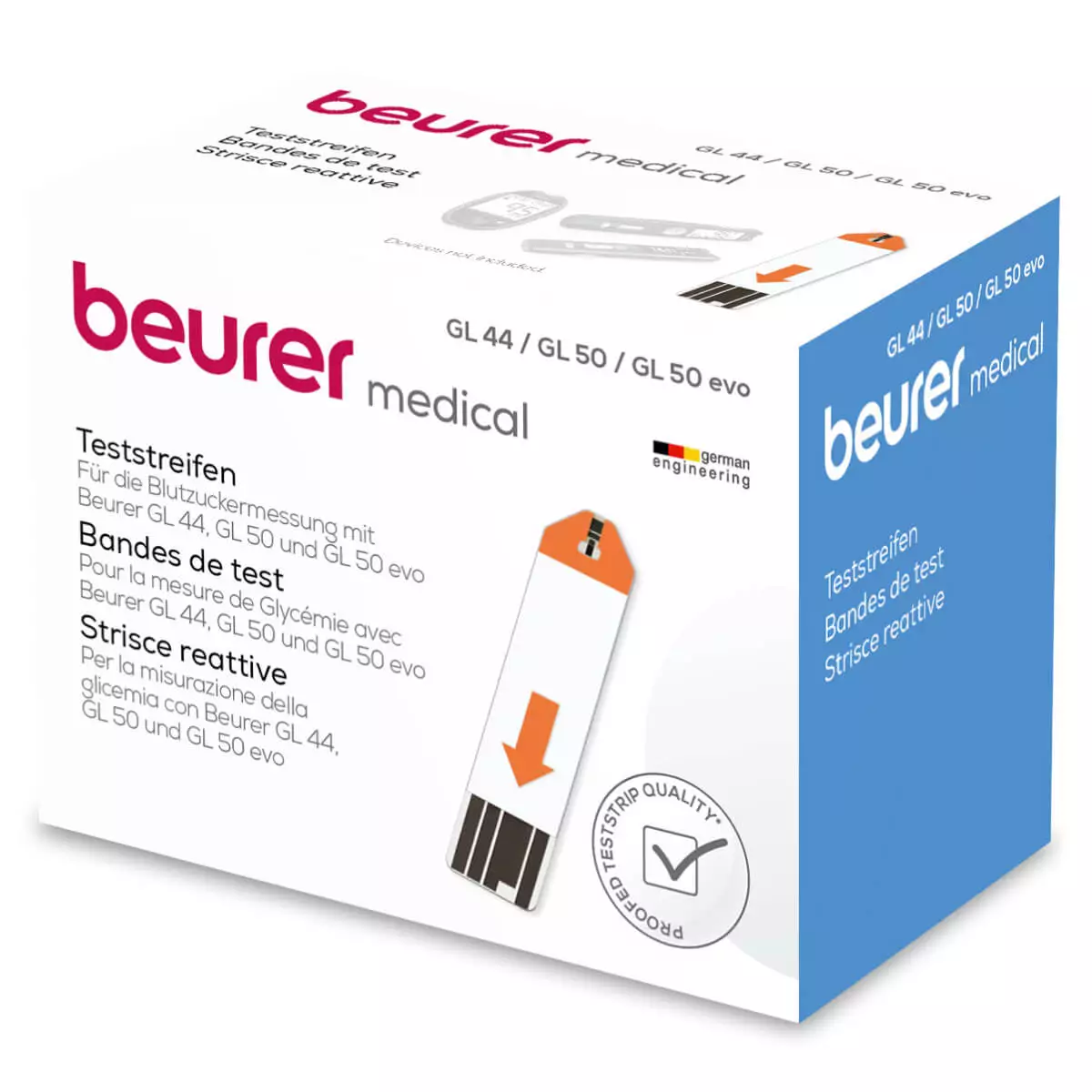  Bandelettes de test de glycémie