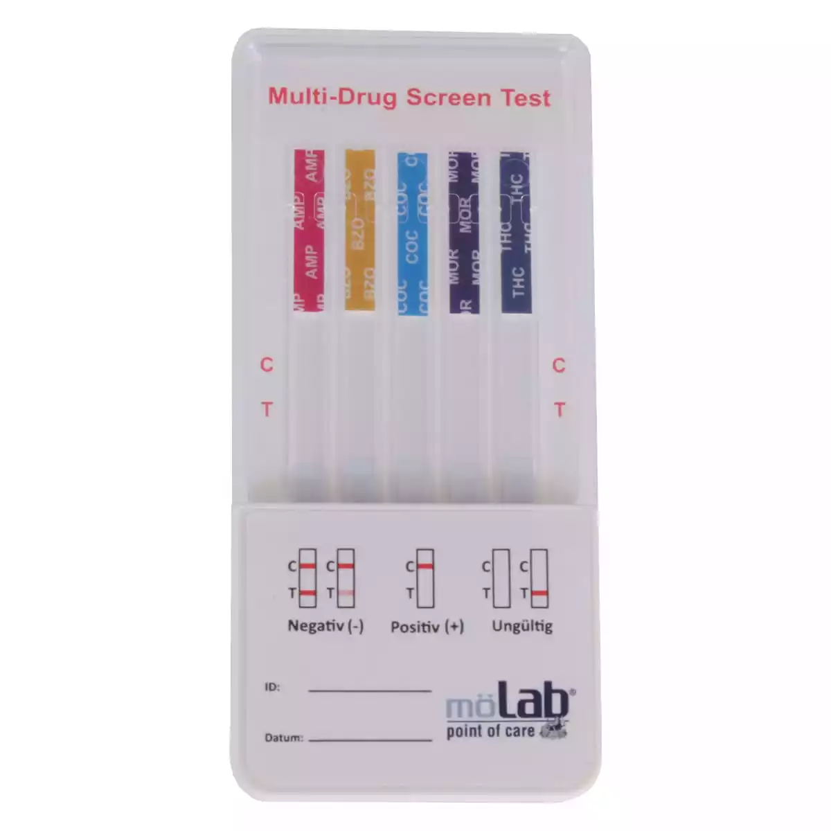  Test rapide de dépistage de drogues OneSecond Multi-Dip