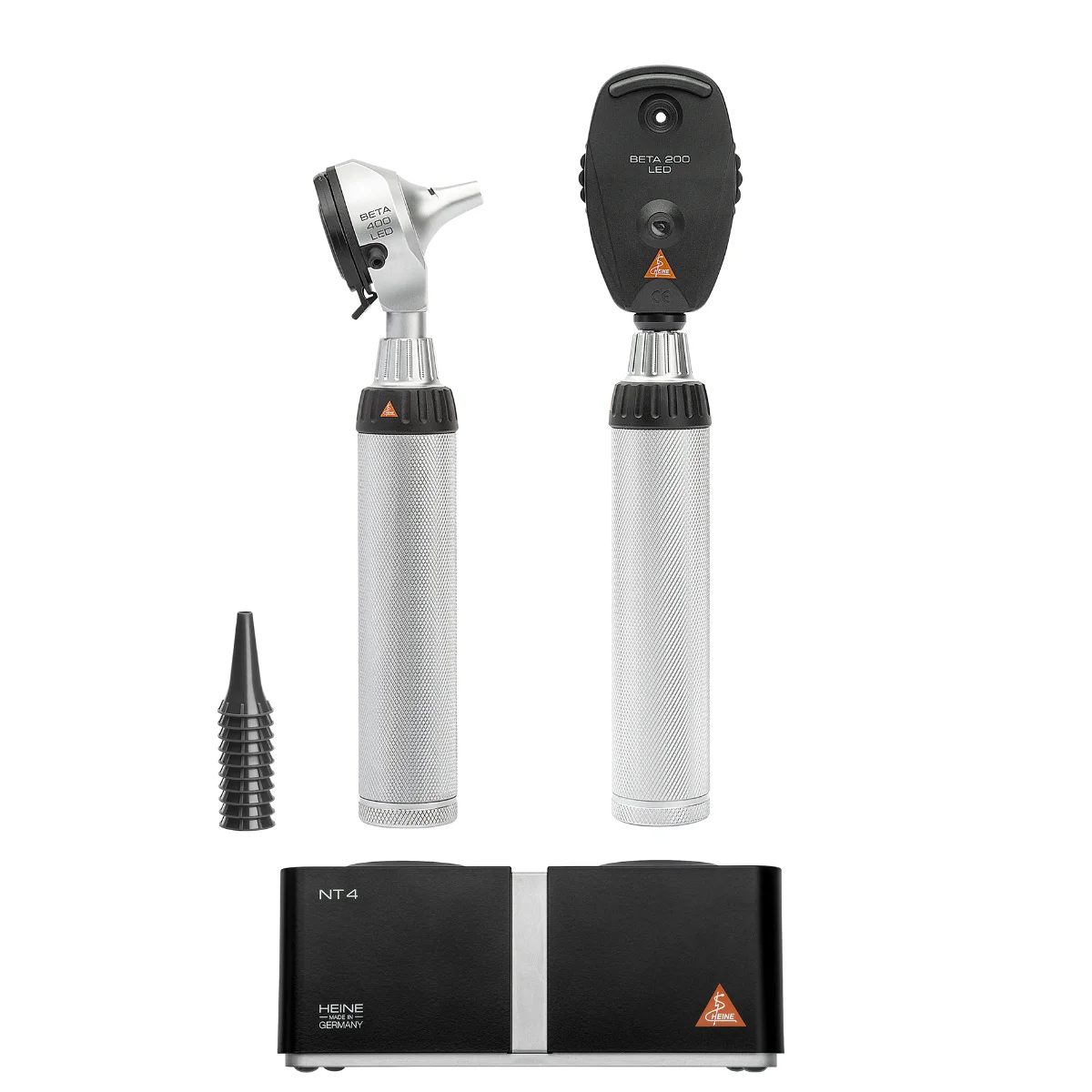  Set d’otoscope HEINE BETA 400 LED F.O. et d’ophtalmoscope HEINE BETA 200 LED