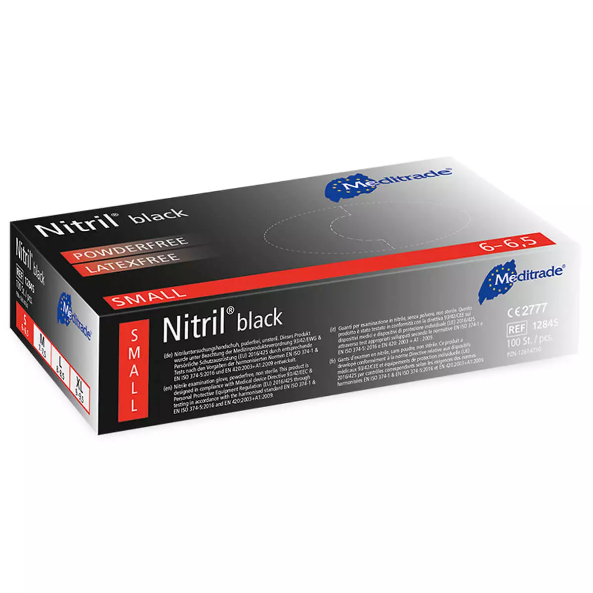  Nitril Black Handschuhe
