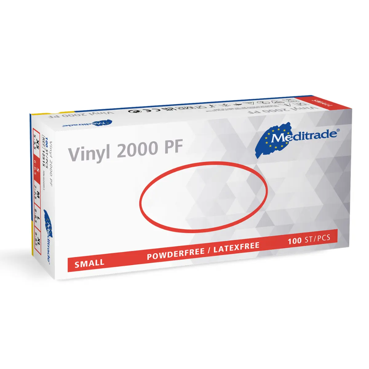  Vinyl 2000 PF Handschuhe