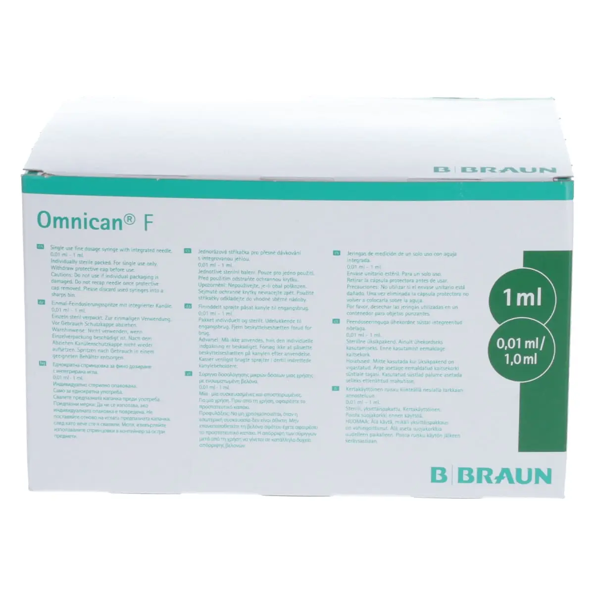 Omnican-F Feindosierungsspritzen Omnican-F Feindosierungsspritzen