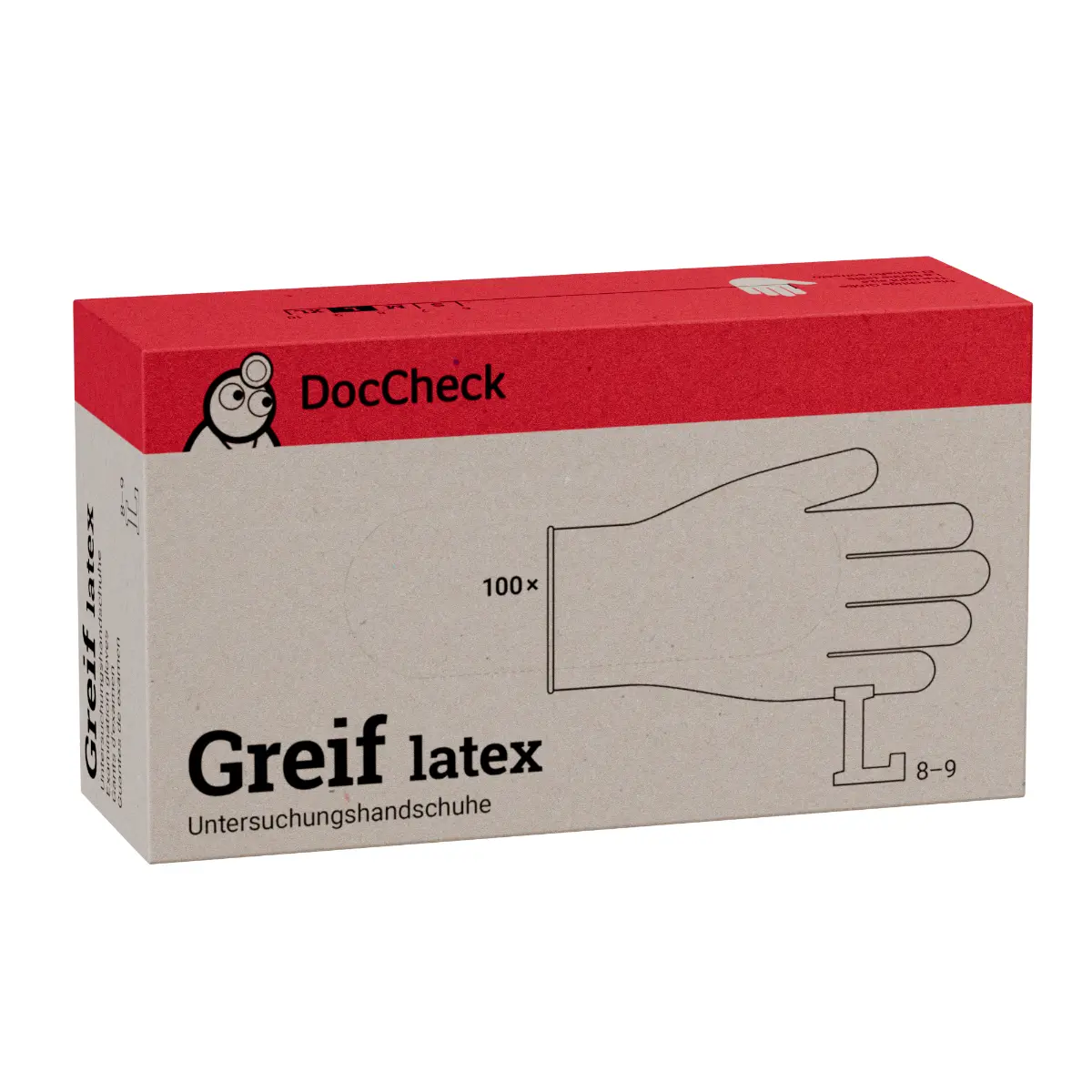 Puderfreie Latex-Handschuhe Puderfreie Latex-Handschuhe