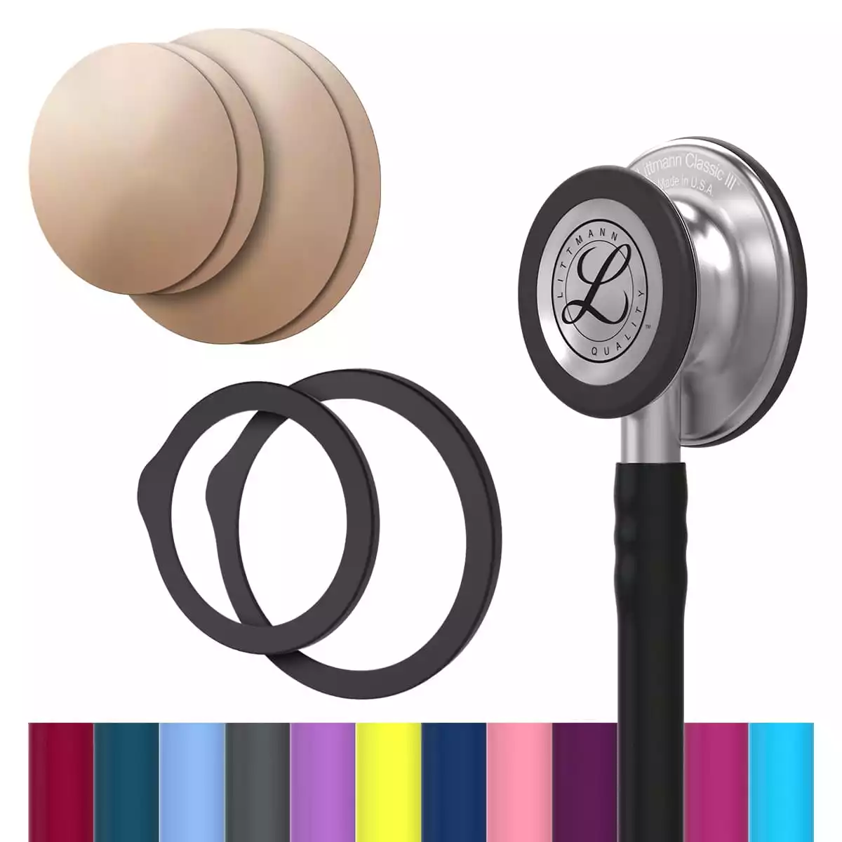  Spar-Bundle: Littmann® Classic III™ Stethoskop + antimikrobielle Kupfermembran "Drums"