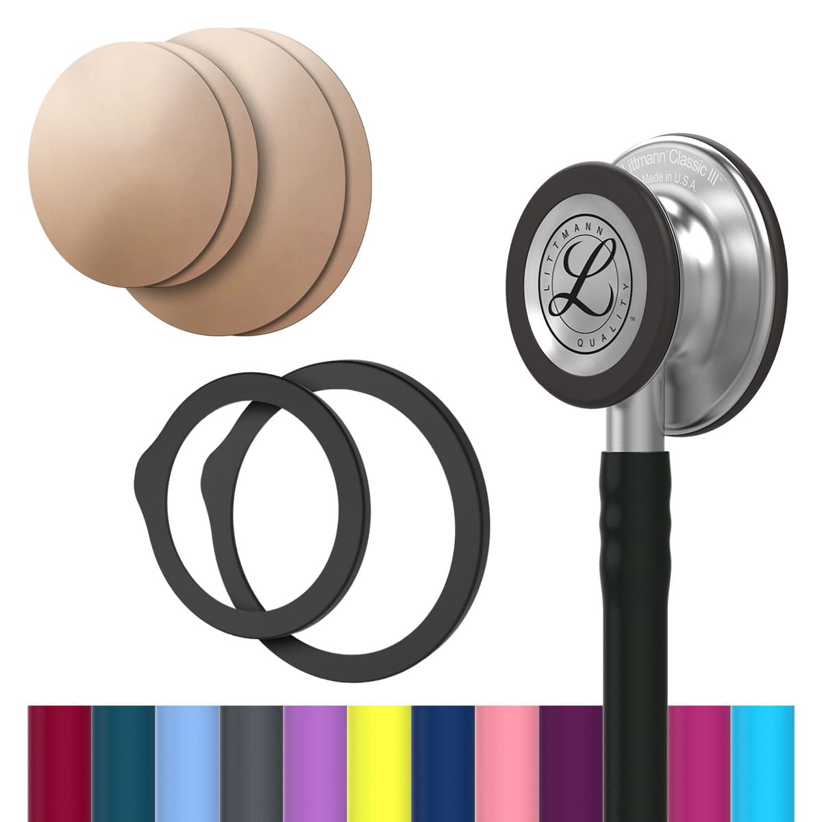 Spar-Bundle: Littmann® Classic III™ Stethoskop + antimikrobielle Kupfermembran "Drums"  Spar-Bundle: Littmann® Classic III™ Stethoskop + antimikrobielle Kupfermembran "Drums"