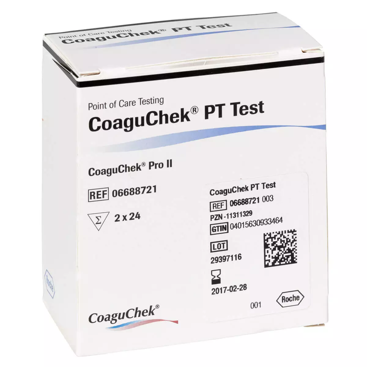  Bandelettes de test CoaguChek PT Test